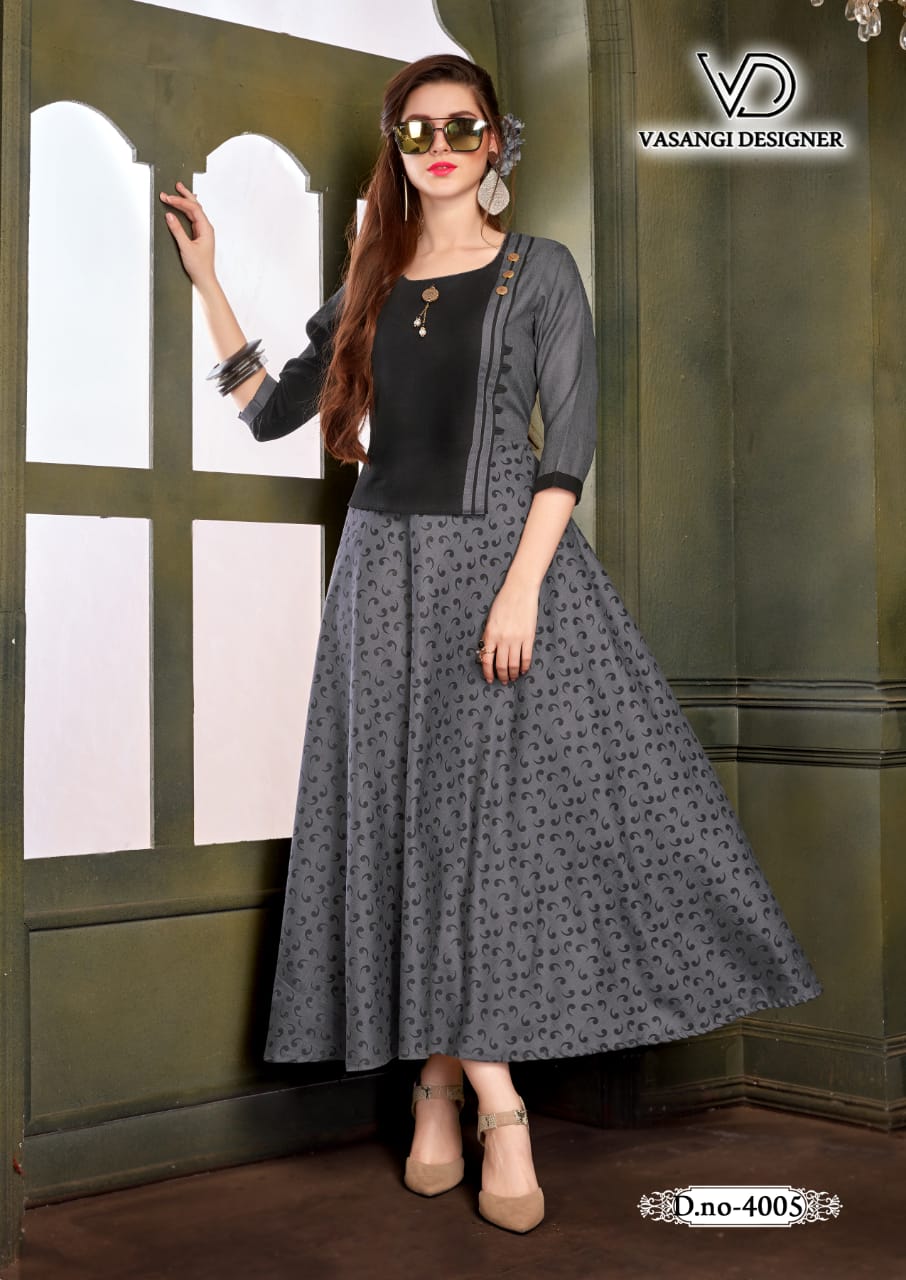Rangat Vol-2 Vasangi Designer Rubby Slub Kurtis Rangat Vol-2 Vasangi Designer Rubby Slub Kurtis